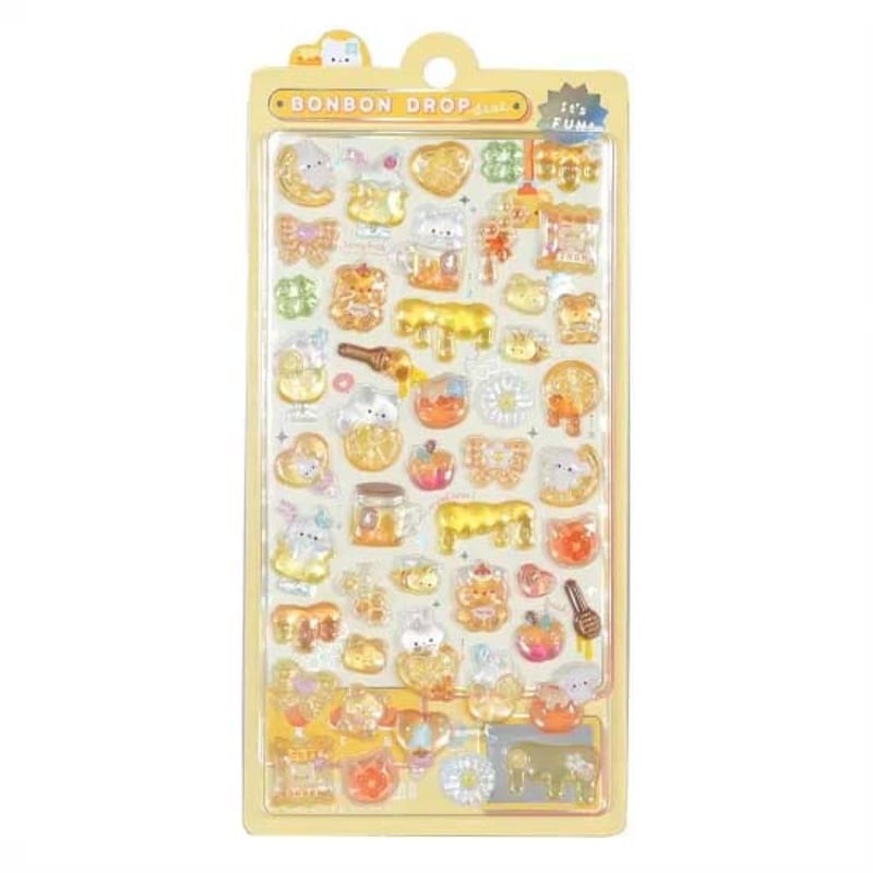 正規品　はちみつボンボン　11点　ボンボンドロップシール　プチドロップ　その他 ボンボンドロップシール】はちみつボンボン シール ステッカー