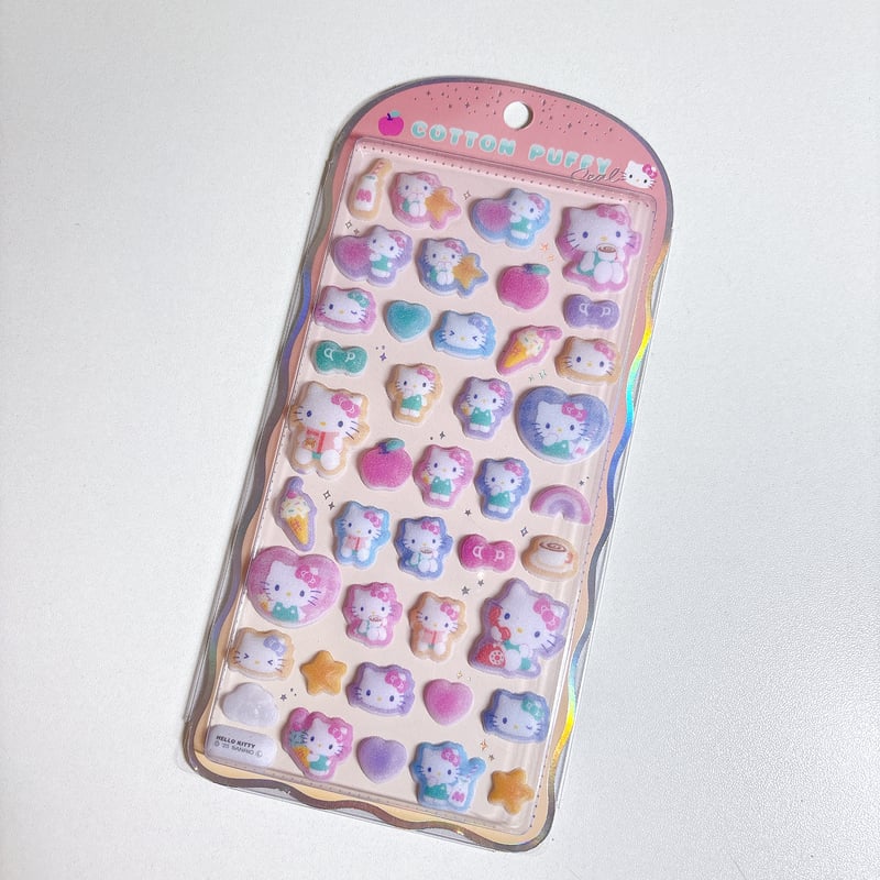 サンリオキャラクターズ》 ハローキティ シールシート コットン