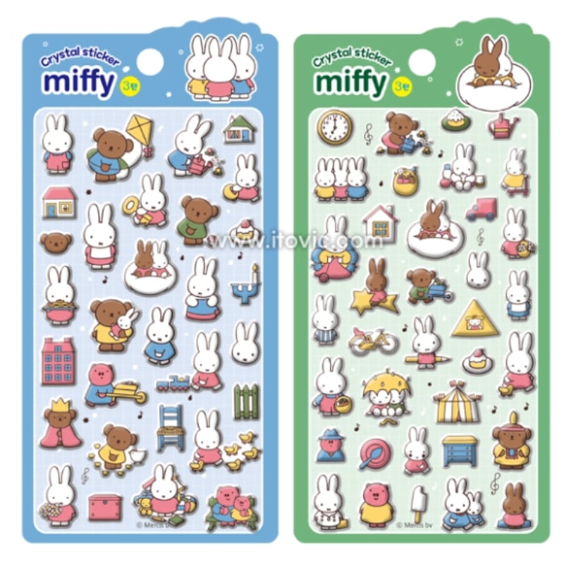 韓国シール】3D CRYSTAL STICKER 第三弾《ミッフィー》シール | SHIRO