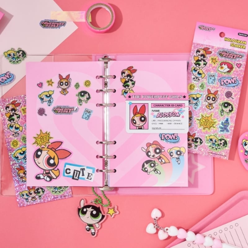 韓国・パワパフガールズキラキラシール | SHIROIOUCHI