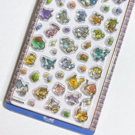 【韓国公式】ポケットモンスター ピクセル キャンディ3Dステッカーシール