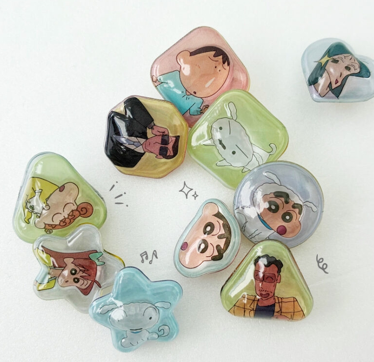 韓国シール】3D CRYSTAL STICKER《クレヨンしんちゃん》シール | SHIRO