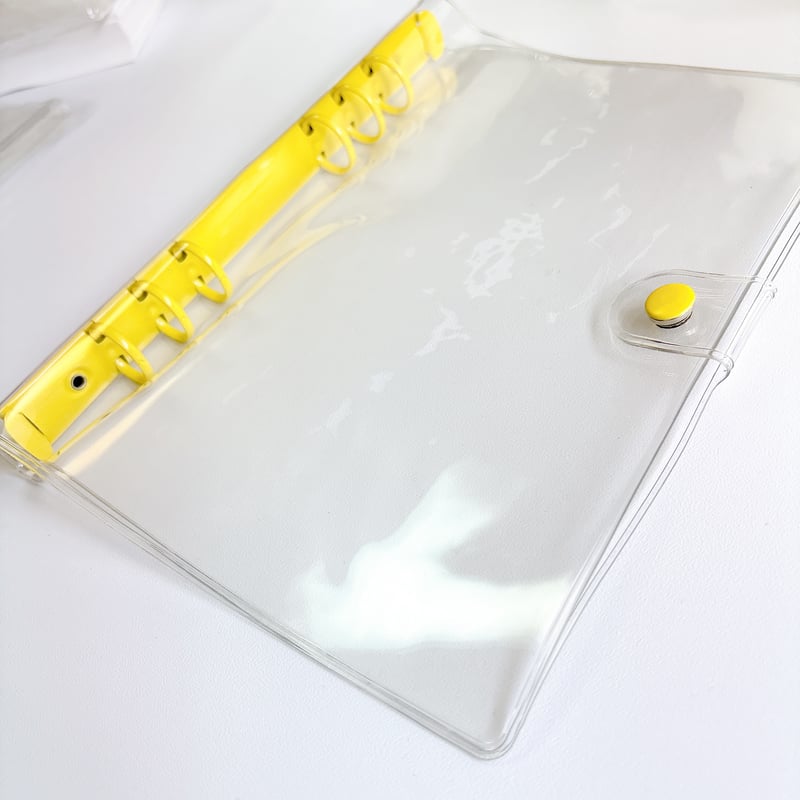 A5】6つ穴クリアバインダー シール帳 | SHIROIOUCHI