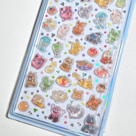 【韓国シール】TINI BUBLE STICKER《ポケットモンスター》シール
