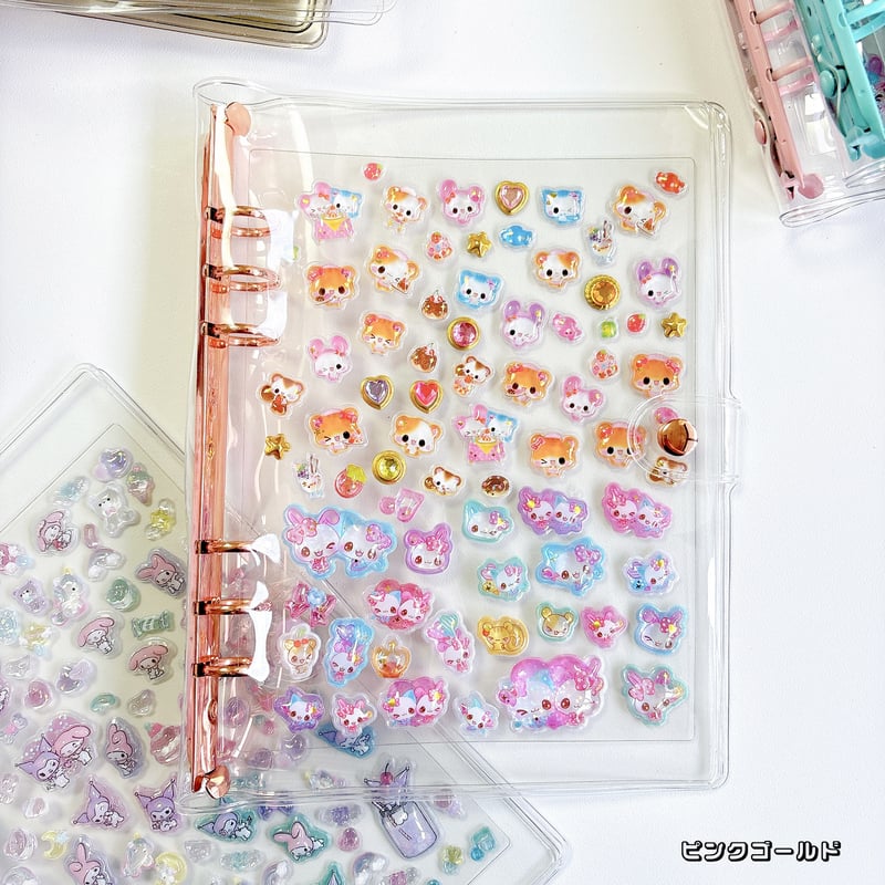 A5】6つ穴クリアバインダー シール帳 | SHIROIOUCHI