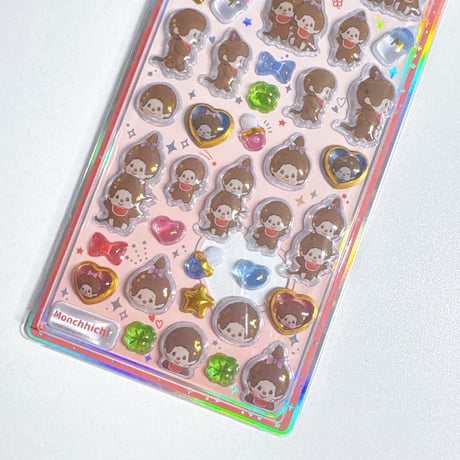 【うるちゅるポップシール】 モンチッチ ノーマル シール ステッカー