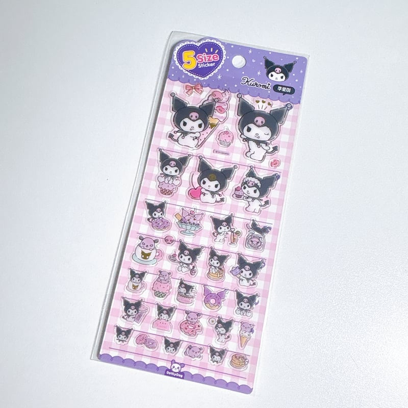 韓国限定シール】エポキシシール/サンリオ クロミ 5サイズのステッカー