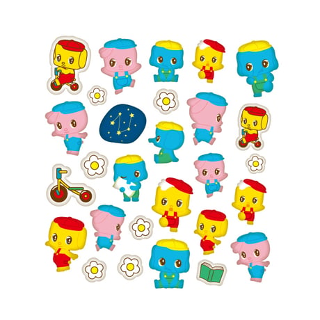 【ぷっくりシール】フエキくん  CFSP4 シール ステッカー