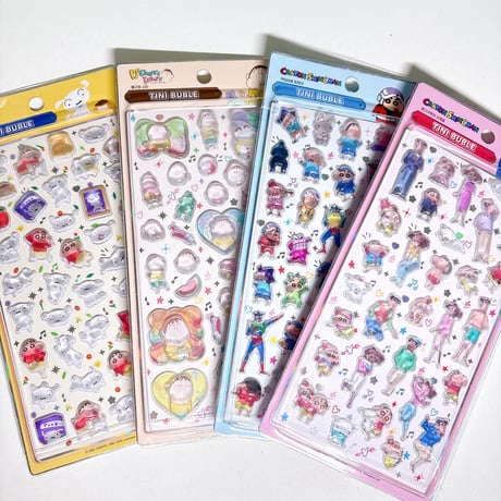 【韓国シール】TINI BUBLE STICKER《クレヨンしんちゃん》シール