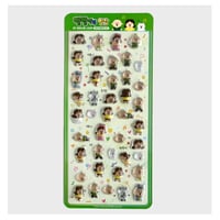 【韓国シール】3D CRYSTAL STICKER《パンパンの日常》シール