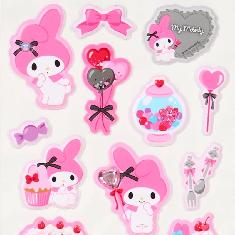 ジュエルマシュマロステッカーズ》サンリオキャラクター マイメロディ
