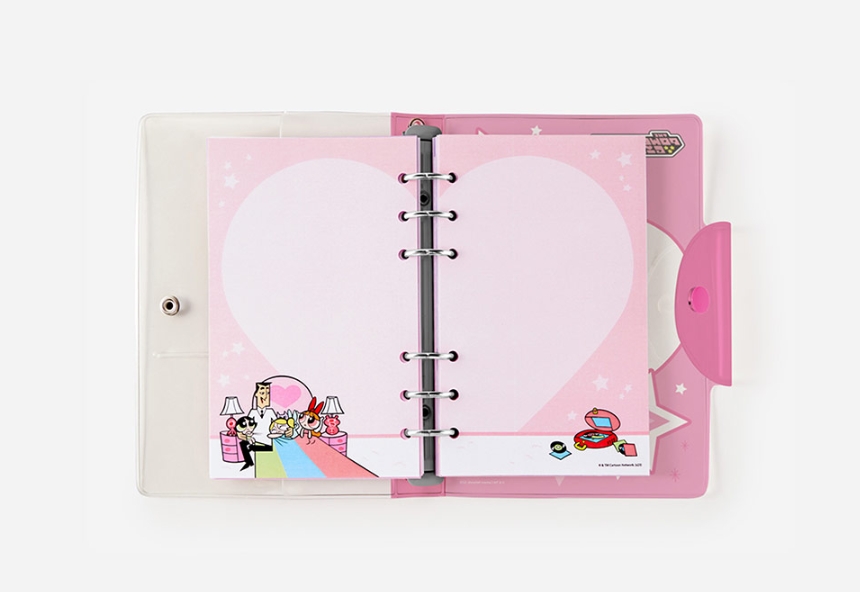 韓国・パワパフガールズ 【A6】 6穴バインダー シール帳 | SHIROIOUCHI