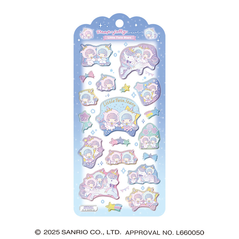 ドロップジェリーシール サンリオキャラクターズ リトルツインスターズ