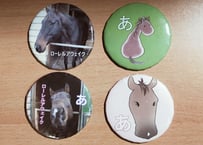 あーこっこカンパっち5000　缶バッチ4種