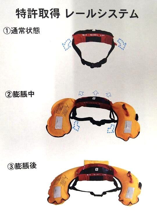 Mc Works' インフレータブル救命具 Amazon | MC WORKS/MCワークス インフレータブル救命具 BSJ-9320RSII