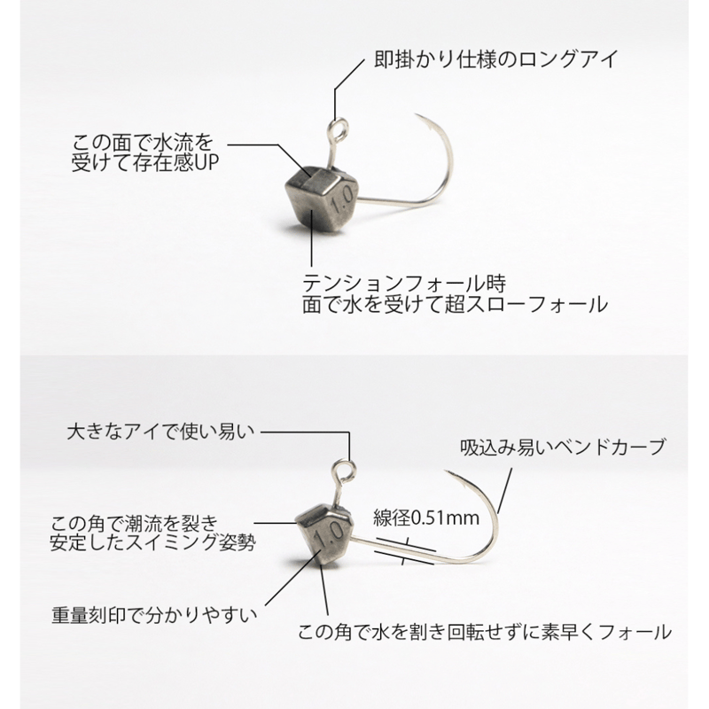 クリアブルー サイコロヘッド Jr. TG | ますへい STORE