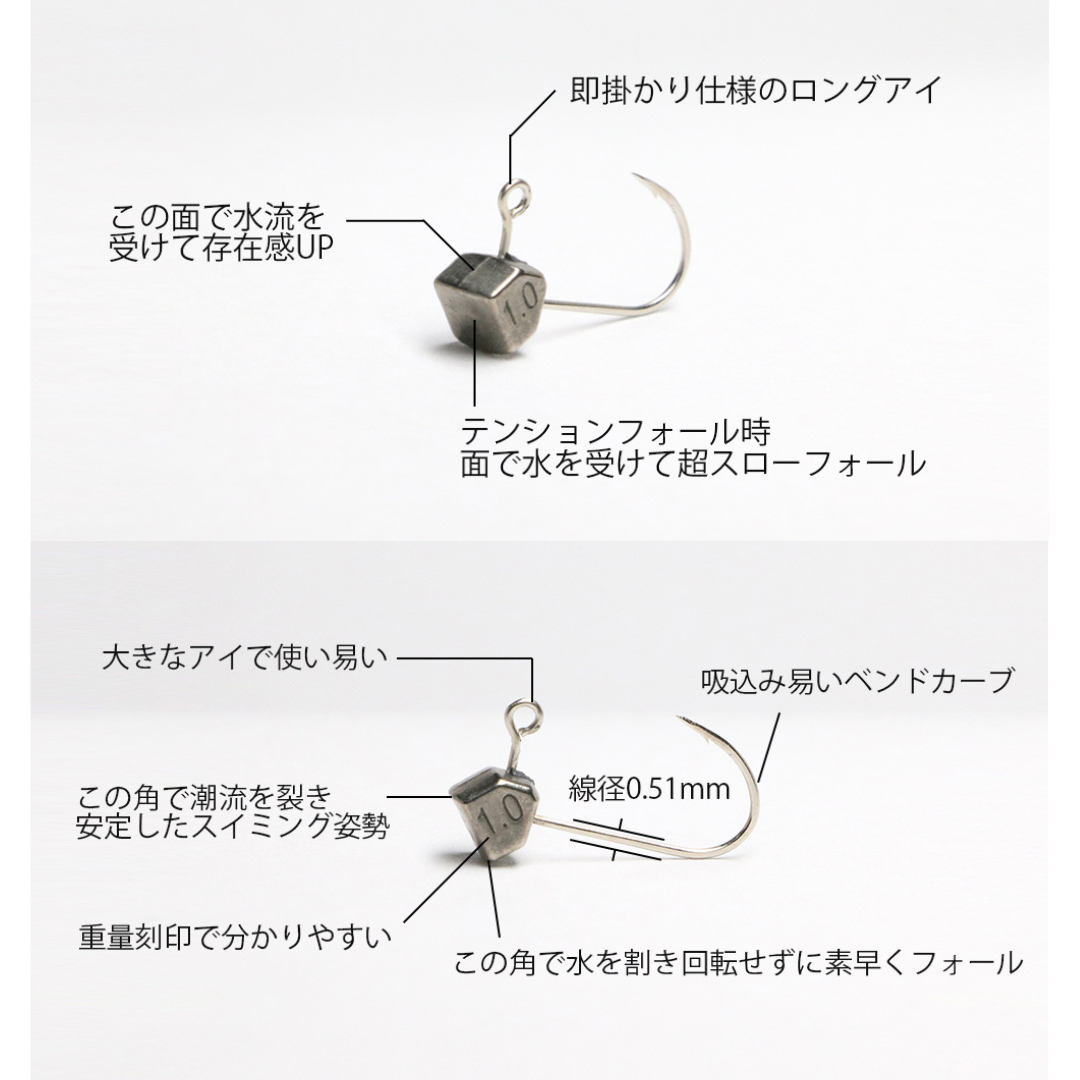 クリアブルー サイコロヘッド Jr. TG | ますへい STORE