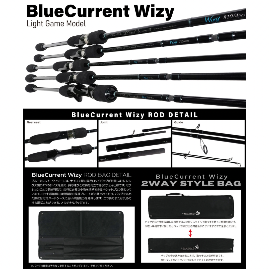 ヤマガブランクス ブルーカレント ウィジー 710/4pcs | ますへい STORE