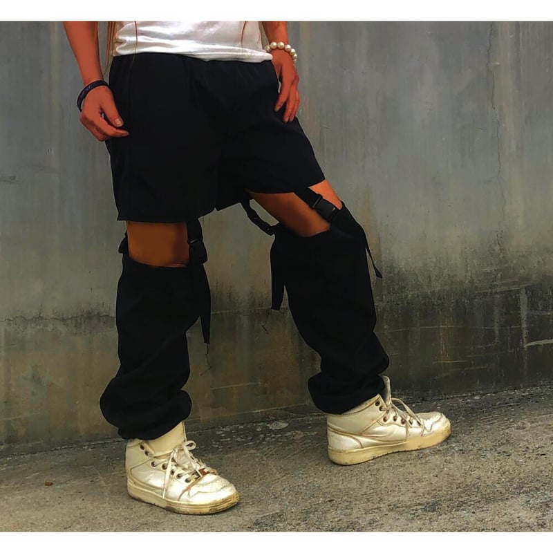 キュロット パンツ ショート パンツ レッグウォーマー付き bot1634