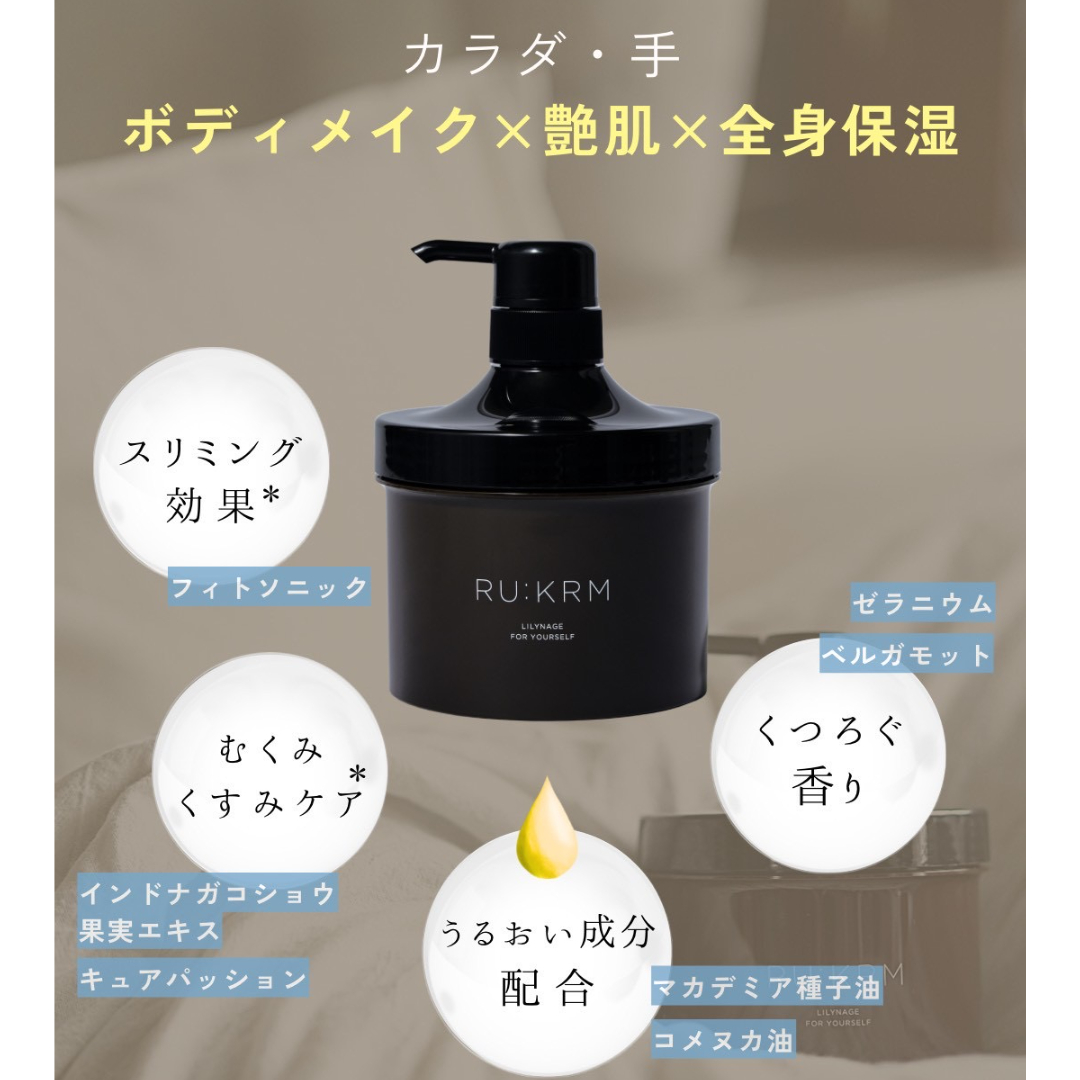 ルクルム　ボディマッサージクリーム RU:KRM（クラシック） ボディーマッサージクリーム | Happiness branche