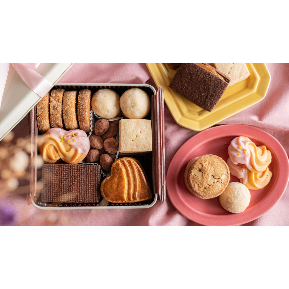バレンタインクッキー缶 | couleur table