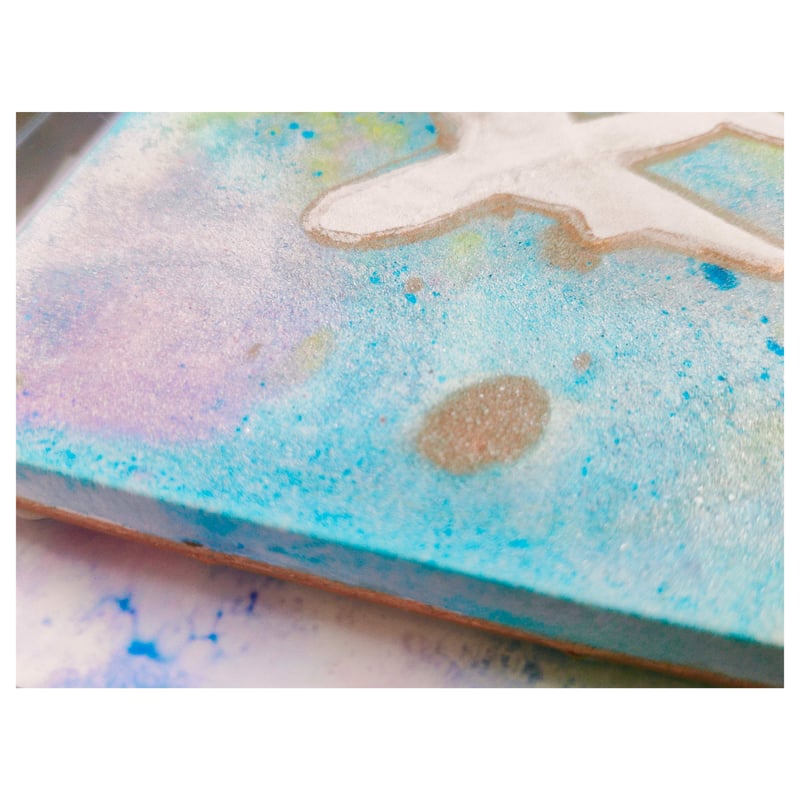原画】飛行機(空) 日本画 ✈展示のみ✈#6 | Anyna's STORE