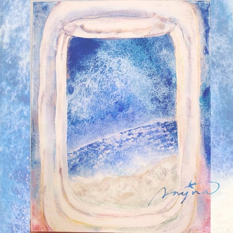 機窓　Deep breath