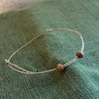 精麻のブレスレット