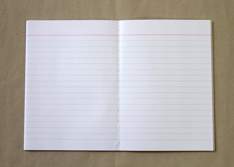 多目的ノートブック A6ノートブックハンドブック メモ帳水平線 96