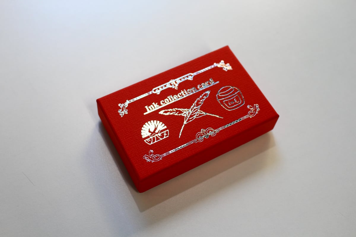インクウェル インクコレクションカード 赤(Y6302) | つばめ堂文具店