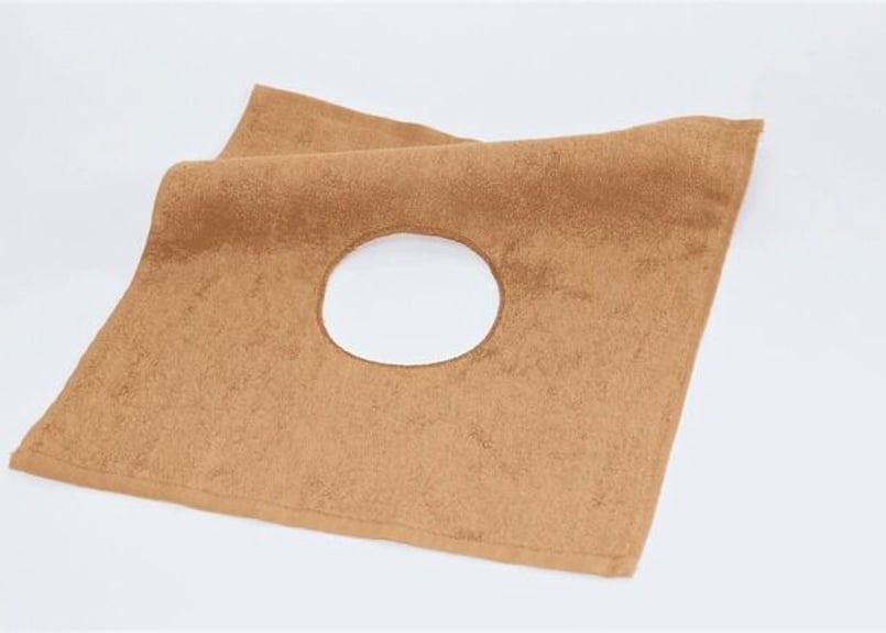 送料無料！ 【60枚1セット購入】歯科用 穴あきタオル（ドレープタオル