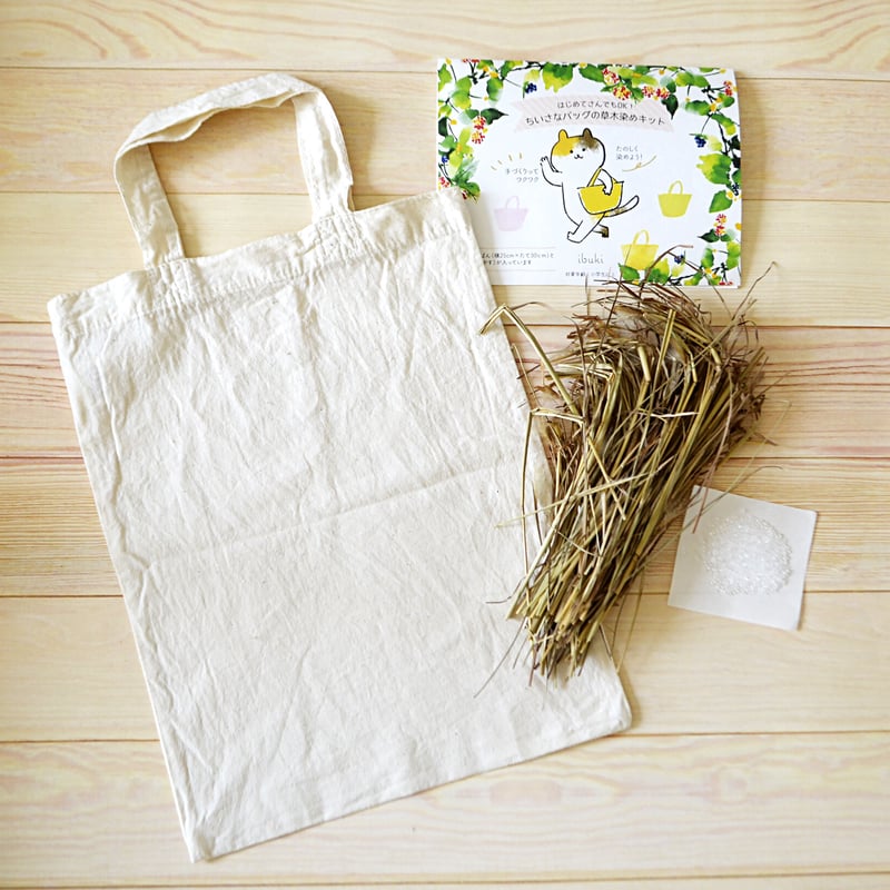 Textile Studio 羽65 草木染め バッグ 体験キット》ちいさなバッグの草木染めキット：送料込 | engawa-marche