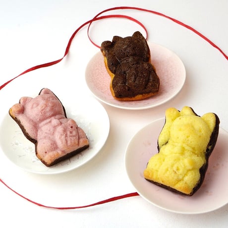 【季節限定】招き猫マドレーヌ  　スペシャルチョコ2種