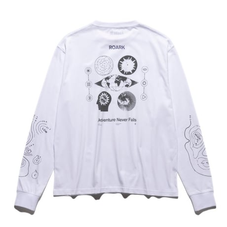 "NEVER FAILS" L/S TEE - WHITE