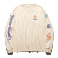 "RUCKSACK RAMBLERS" L/S TEE - NATURAL
