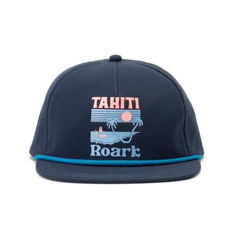 "TAHITI TIME" 5PANEL CAP - NAVY