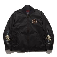 "FOREVER ROAMING" BOMBER JACKET - BLACK