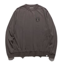 "O.R.O.M" 9.3oz H/W L/S TEE - CHARCOAL