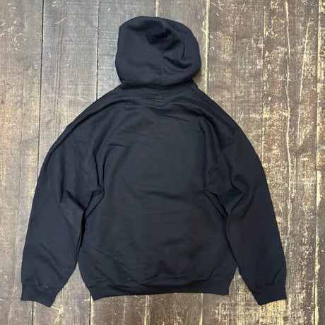 【GRINDLODGE x LOV 】LOVSAW 刺繍HOODIE - BLACK