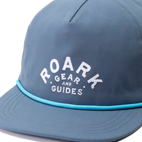 "GEAR & GUIDES" 5PANEL CAP - SLATE BLUE