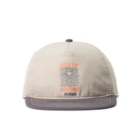 "WILD BY NATURE" 5PANEL CAP - BONE