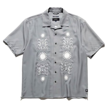 "PALM EMBROIDERY" GONZO S/S - MOON
