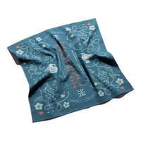 "GNARWAY" TRIP BANDANA -NAVY-