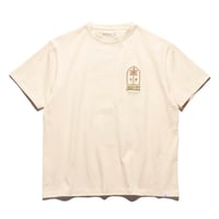 "AUGS PALM" 14oz H/W TEE - NATURAL