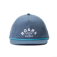 "GEAR & GUIDES" 5PANEL CAP - SLATE BLUE
