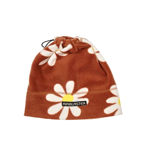 【AIRBLASTER】Fleece Gaiter Hat - RUST BIG DAISY