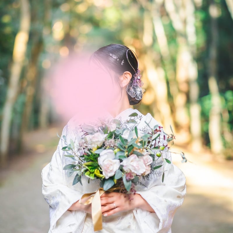 ドライフラワーヘアとバッジセット 【公式通販】