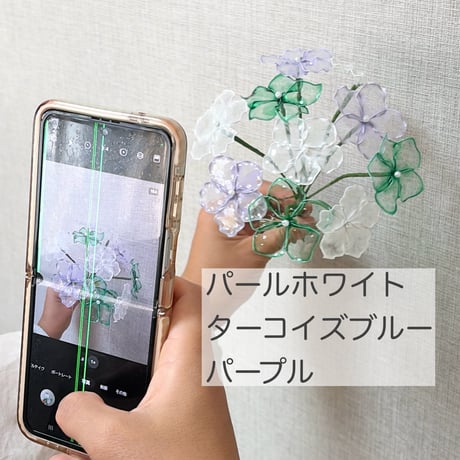【ワークショップ】生徒さんの作品(ふわふわフラワー編)