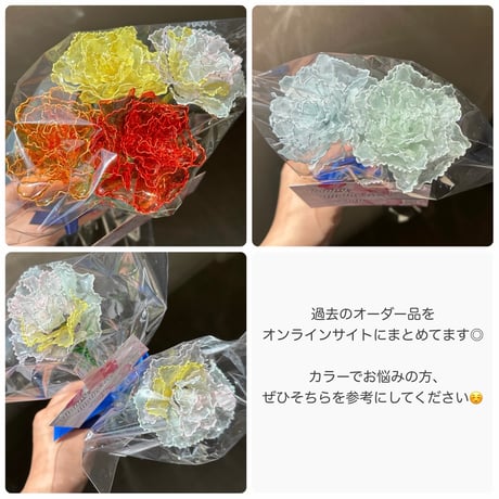 カーネーション　1本/3本