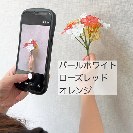 【ワークショップ】生徒さんの作品(ふわふわフラワー編)